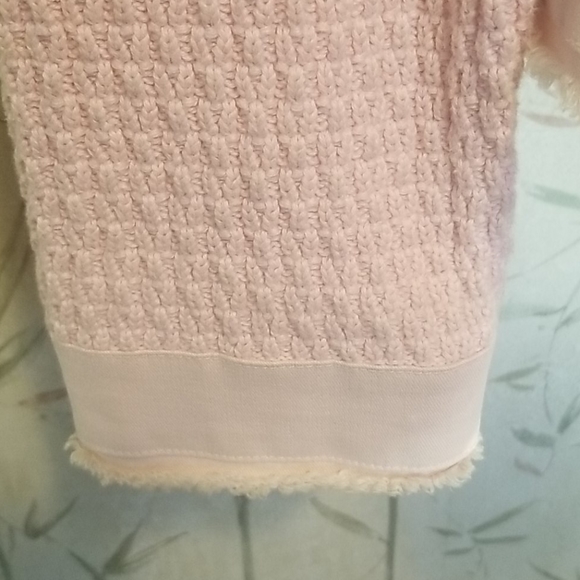 Talbots Pink Distressed Sweater Size Large EUC - Picture 10 of 12